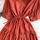 Cute V neck short dress fashion dress  616