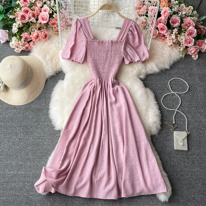 Cute A line short dress fashion dress  624