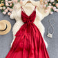 Cute v neck backless dress fashion dress  600
