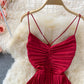 Cute chiffon A line fashion dress  526