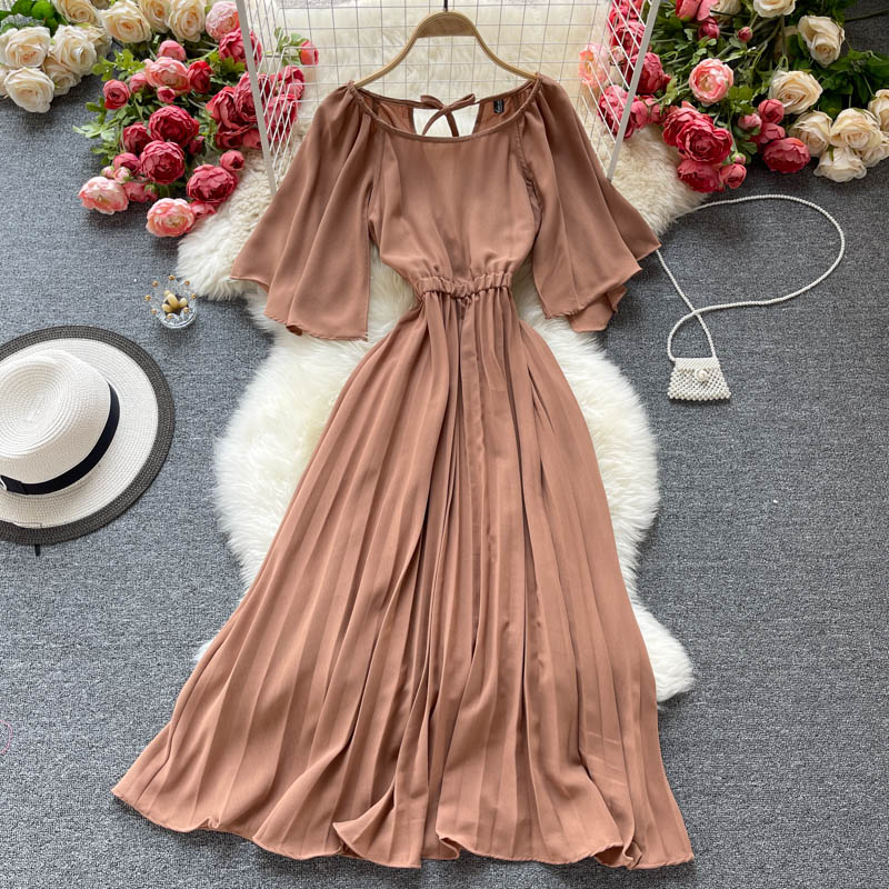 Cute A line short dress fashion dress  661