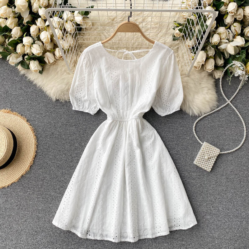 Cute A line short dress fashion dress  638