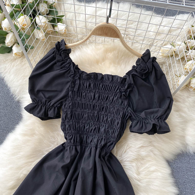 Cute A line short dress fashion dress  660