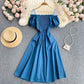 Stylish A line short sleeve dress fashion dress  552
