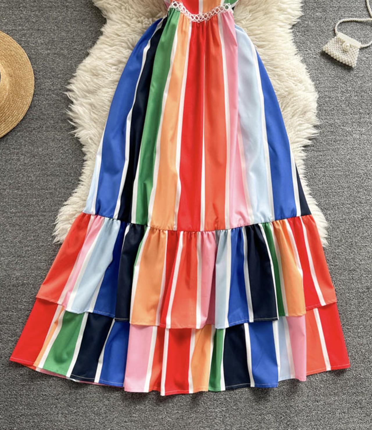 Cute A line v eck short dress fashion dress  692