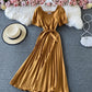 Cute A line short dress simple dress  674