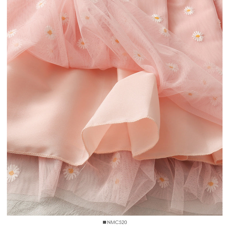 Cute A line little daisy dress  499