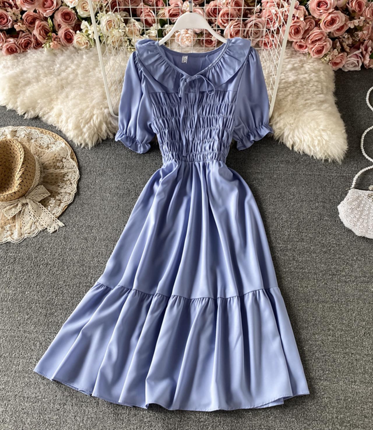 Cute A line short dress fashion dress  688