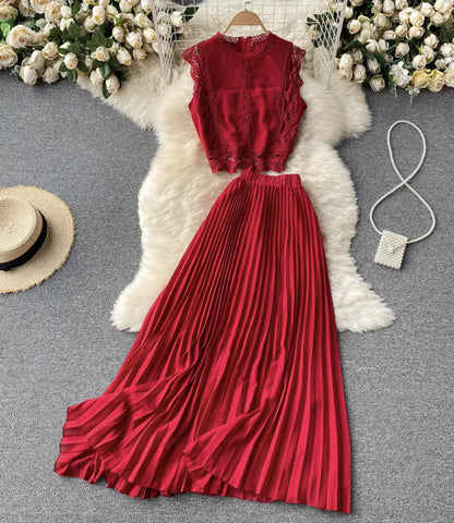 A line chiffon long sleeve dress fashion dress 643