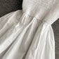 Robe courte à épaules dénudées et jolie ligne A, robe tendance 594