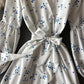 Robe blanche à manches longues et col en V, robe tendance 537