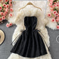 Cute A line short dress fashion dress  519