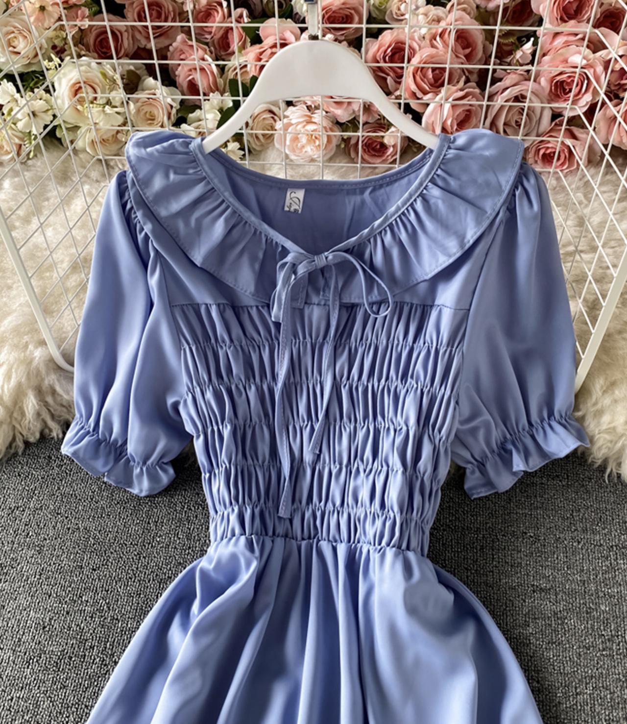 Cute A line short dress fashion dress  688