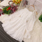 Lovely tulle long sleeve dress A line fashion dress  481