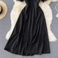 Robe courte transparente à coupe trapèze mignonne, robe tendance 579