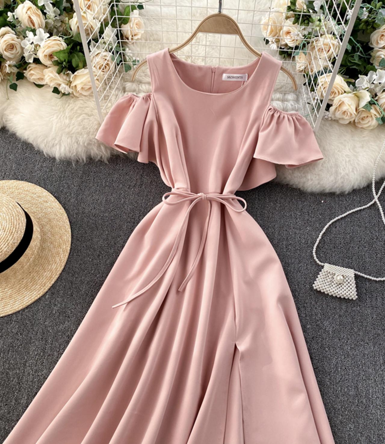 Cute A line short dress fahsion dress  651