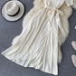 Simple v neck short dress fashion dress  647