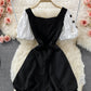Cute A line short dress fashion dress  519