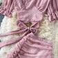 Cute A line two pieces dress fashion dress  537