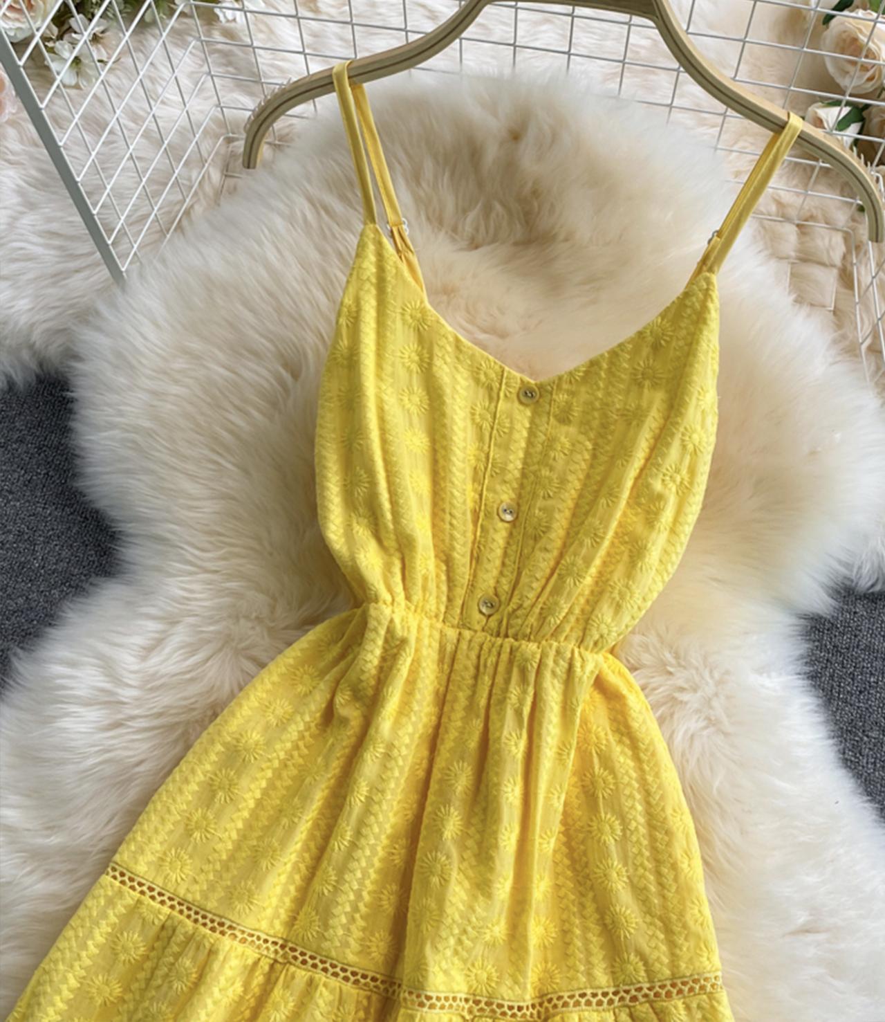 Cute v neck short dress fashion dress  654