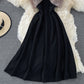 Robe courte à épaules dénudées et jolie ligne A, robe tendance 593