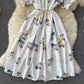Cute lace short A line dress fashion dress  475