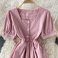 Cute A line short dress fashion dress  603