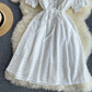 Sweet A line embroidered dress  584