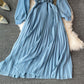 Cute v neck chiffon dress fashion dress  642