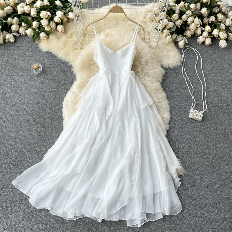 Robe trapèze en tulle mignonne et tendance 617