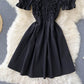 Cute A line short dress fashion dress  660