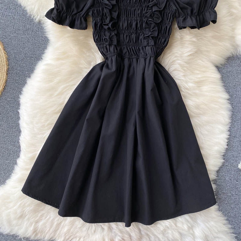 Cute A line short dress fashion dress  660