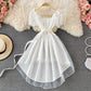 Robe mignonne à coupe haute et basse, robe tendance 604