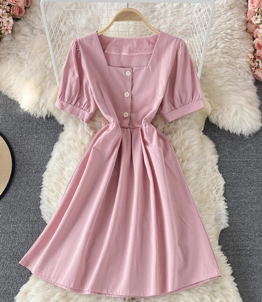 Robe courte trapèze mignonne et tendance 603
