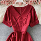 Cute A line short dress fashion dress  690