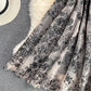 Robe courte trapèze en dentelle noire à la mode 529