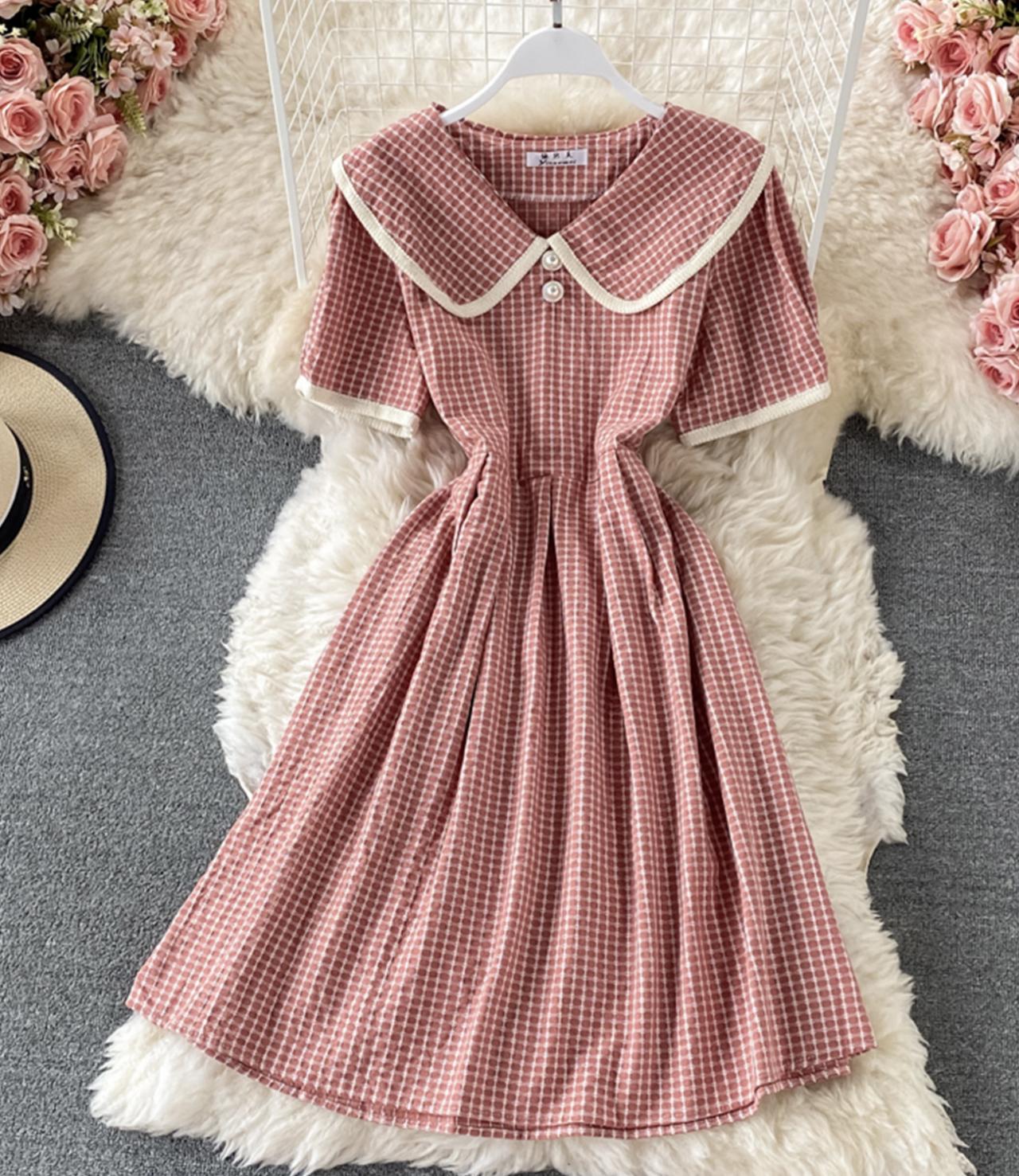 Sweet A line short dress fashion dress  655
