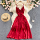 Cute v neck backless dress fashion dress  600