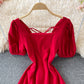 Cute A line short dress fashion dress  550