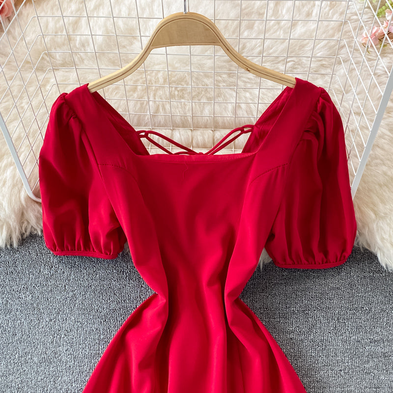 Cute A line short dress fashion dress  550