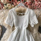 Cute A line short dress fashion dress  641