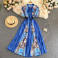 Stylish A line long dress fashion dress  630
