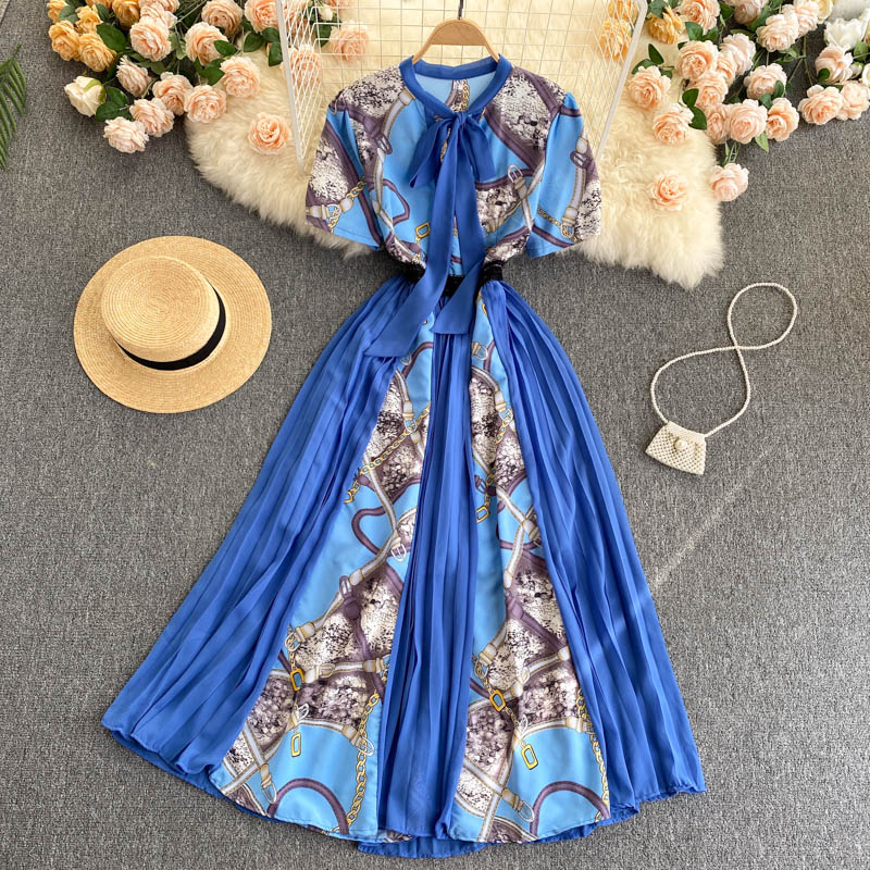 Stylish A line long dress fashion dress  630