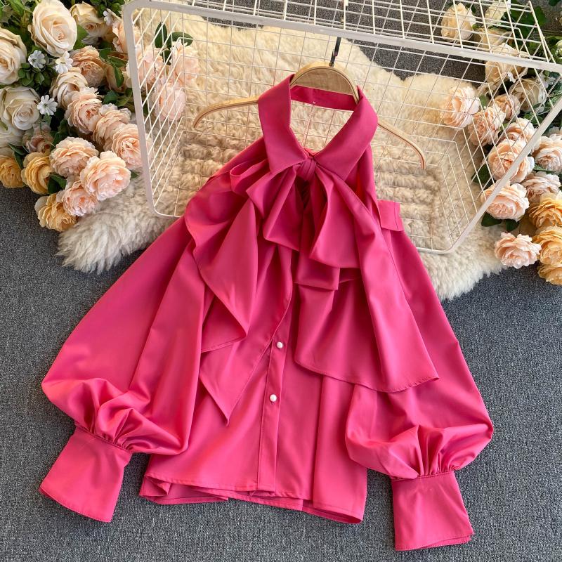 Stylish off-shoulder puff sleeve top  313