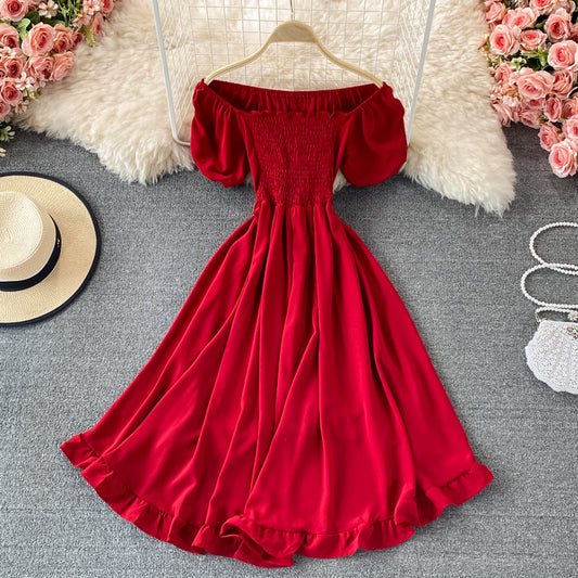 Robe trapèze mignonne à la mode 622