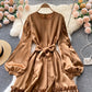 Cute long sleeve dress fashion dress  466