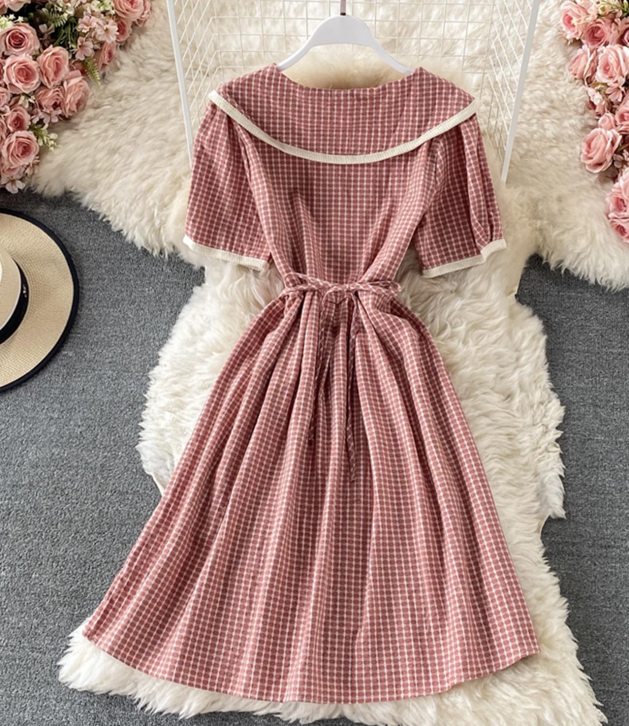 Sweet A line short dress fashion dress  655