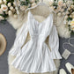 Cute long sleeve short dress fashion dress  648