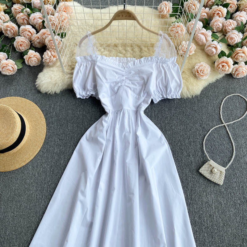 Stylish A line short sleeve dress fashion dress  552