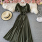 Cute A line short dress simple dress  674